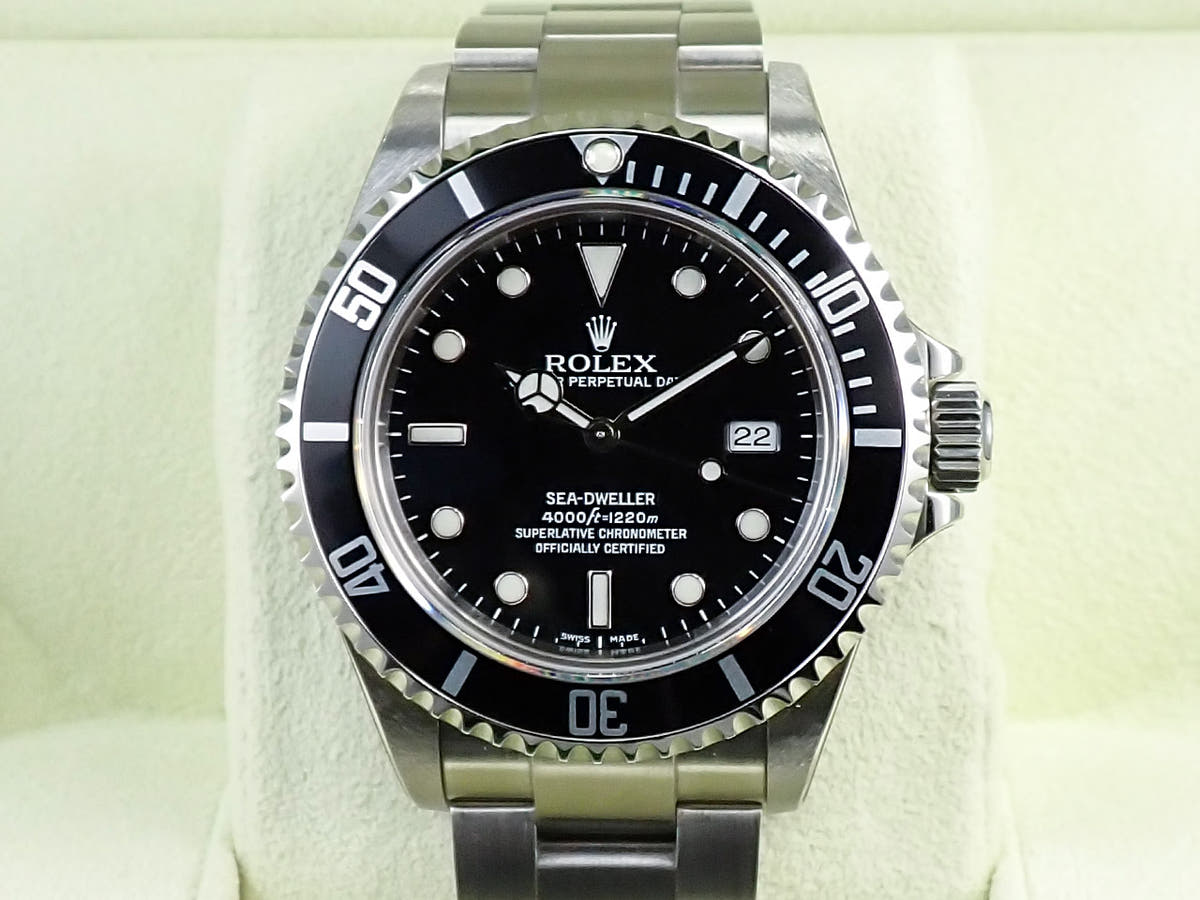 ロレックス シードゥエラー Ref.16600 ブラック文字盤 未使用 YFV3K0RW