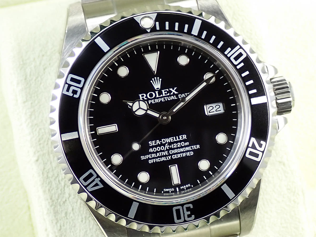 ロレックス シードゥエラー Ref.16600 ブラック文字盤 未使用 YFV3K0RW