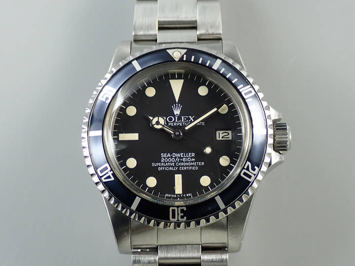ロレックス シードゥエラー Ref.1665 ブラック文字盤 中古 ZT2223JS