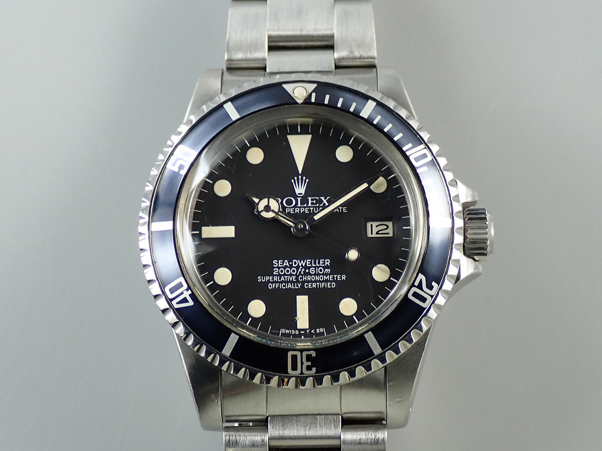 ロレックス シードゥエラー Ref.1665 ブラック文字盤 中古 ZT2223JS
