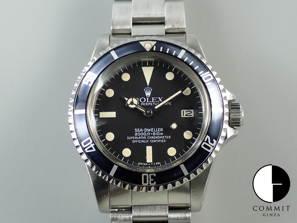 ロレックス シードゥエラー Ref.1665 ブラック文字盤 中古 ZT2223JS