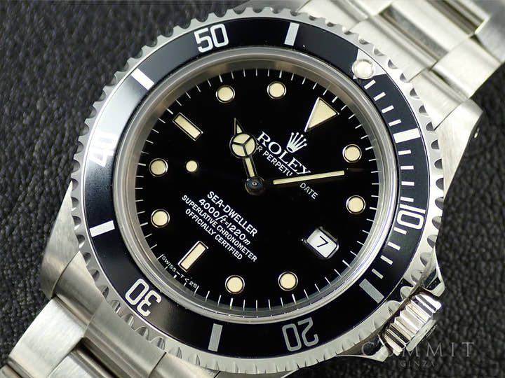 ロレックス シードゥエラー Ref.16600 ステンレススチール ブラック文字盤