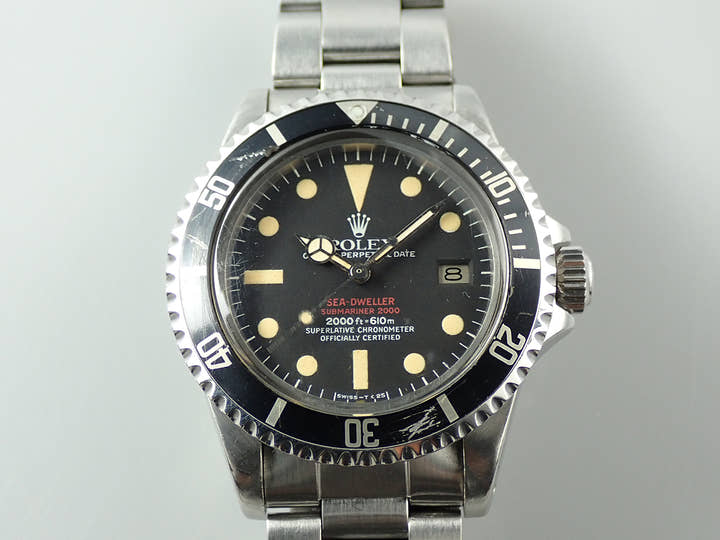 ロレックス シードゥエラー Ref.1665 ステンレススチール ブラック文字盤