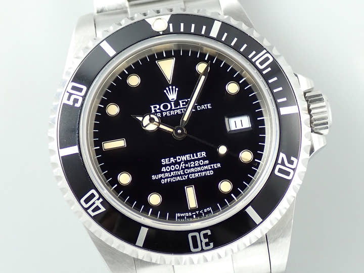 ロレックス シードゥエラー Ref.16600 ステンレススチール ブラック文字盤