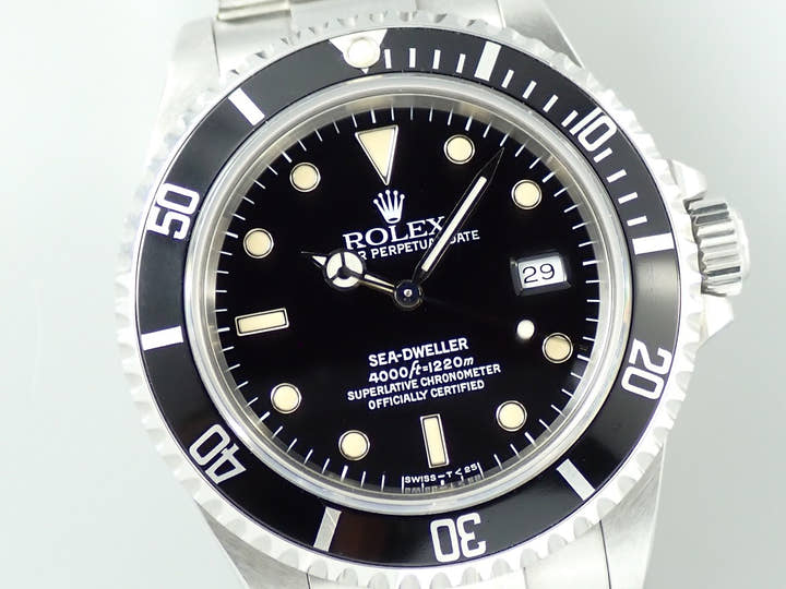 ロレックス シードゥエラー Ref.16600 ステンレススチール ブラック文字盤