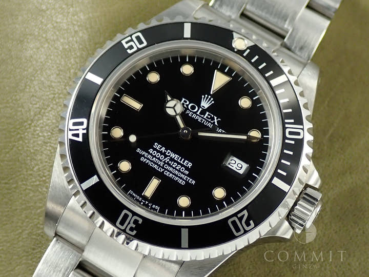 ロレックス シードゥエラー Ref.16600 ステンレススチール ブラック文字盤