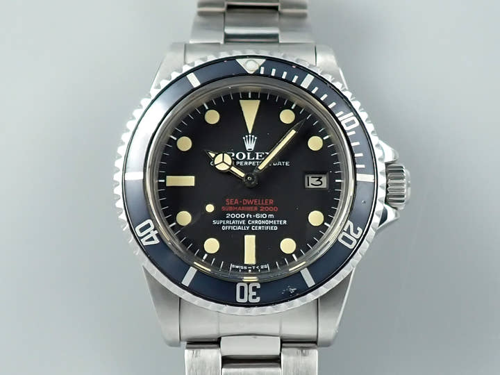 ロレックス シードゥエラー Ref.1665 ステンレススチール ブラック文字盤