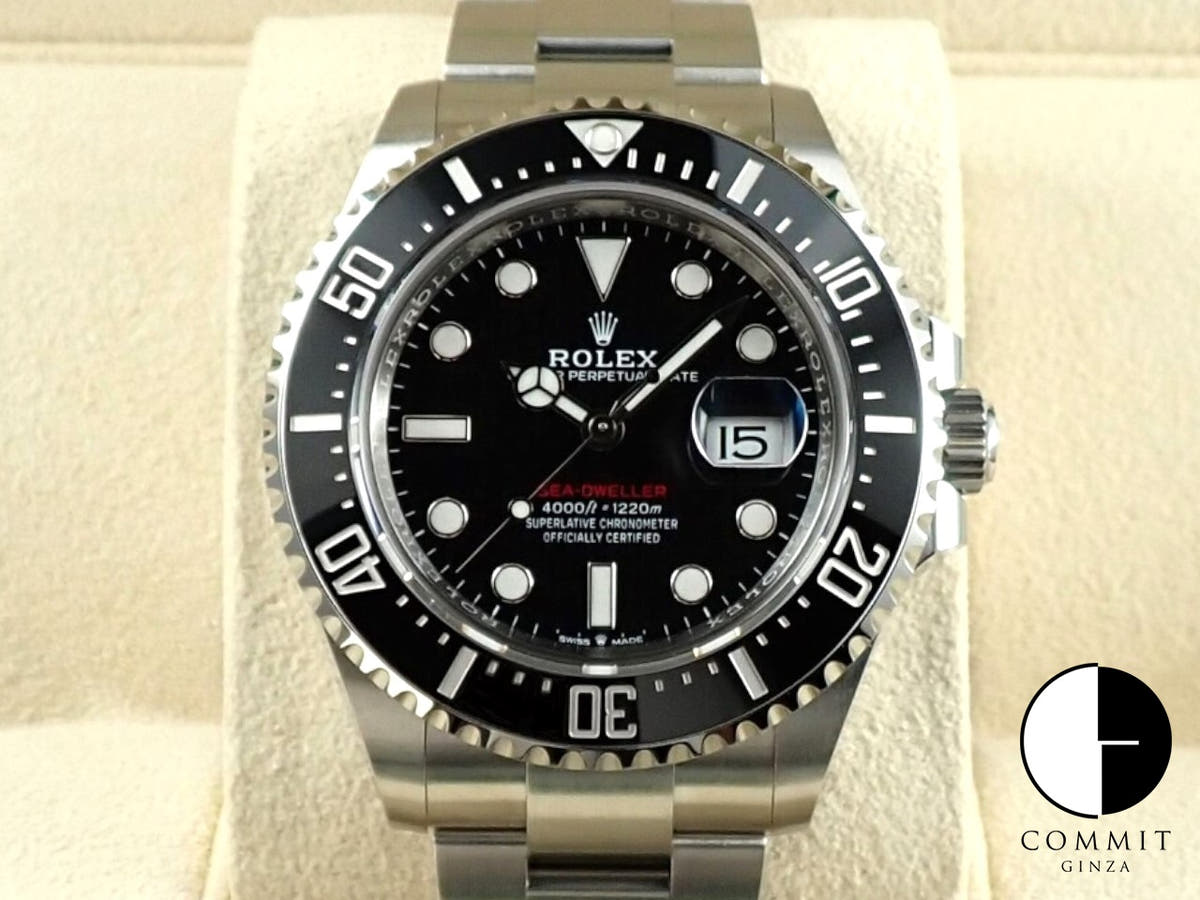 ロレックス シードゥエラー Ref.126600 ブラック文字盤 未使用 5TJFK7C7