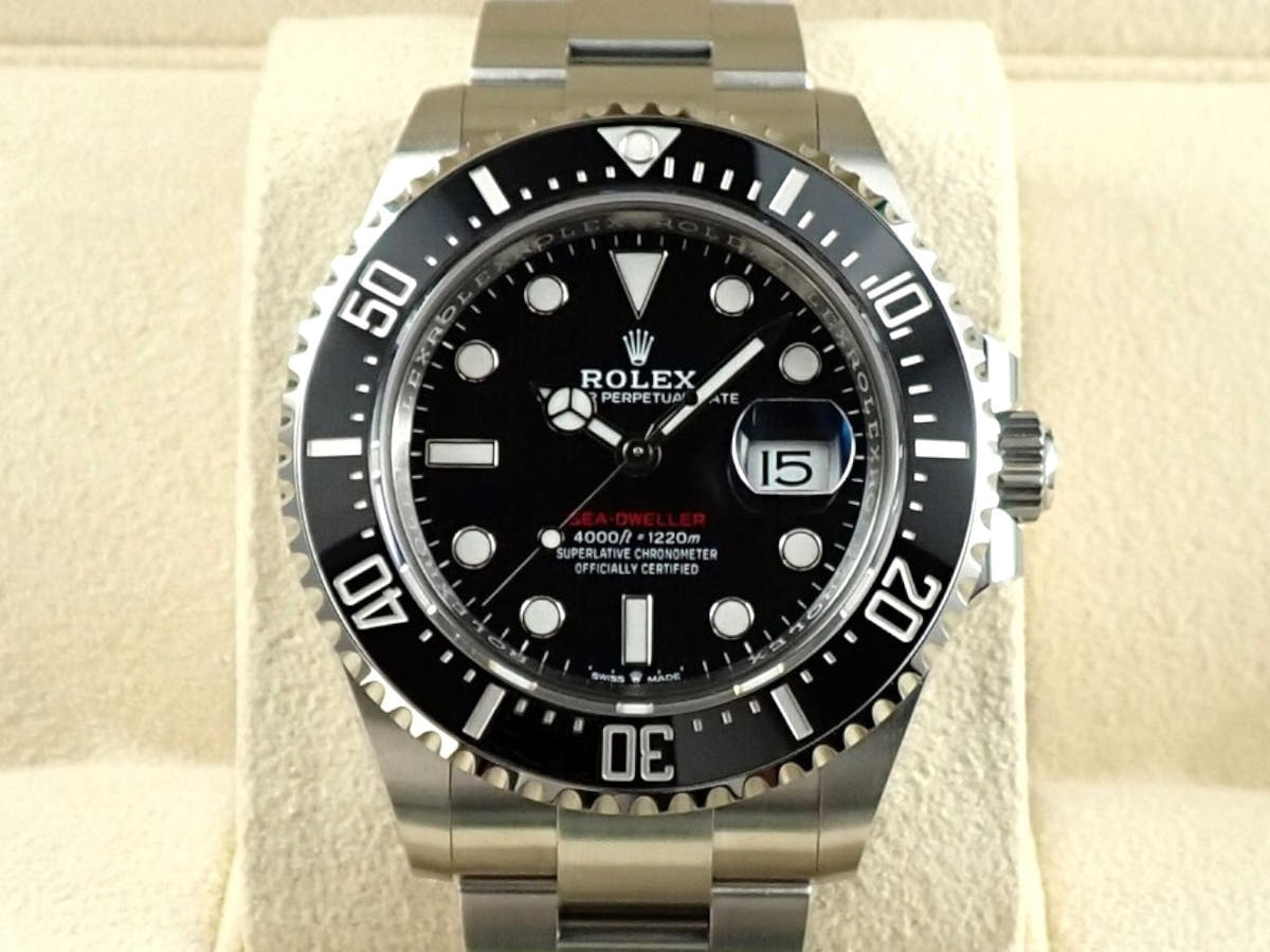ロレックス シードゥエラー Ref.126600 ブラック文字盤 未使用 5TJFK7C7