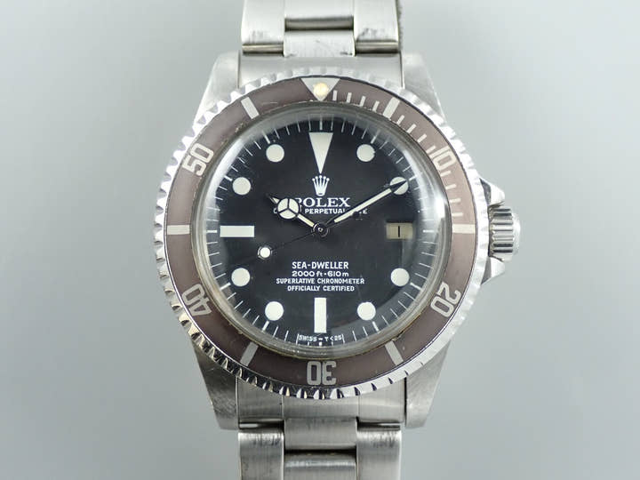 ロレックス シードゥエラー Ref.1665 ステンレススチール ブラック文字盤