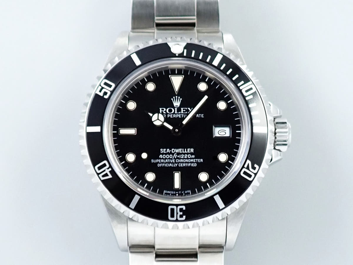 ロレックス シードゥエラー Ref.16600 ブラック文字盤 美中古 7ZPALVUJ