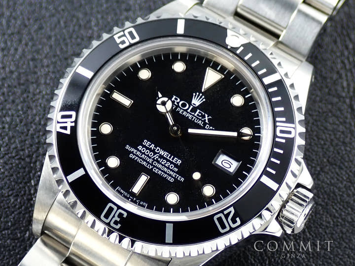 ロレックス シードゥエラー Ref.16600 ステンレススチール ブラック文字盤