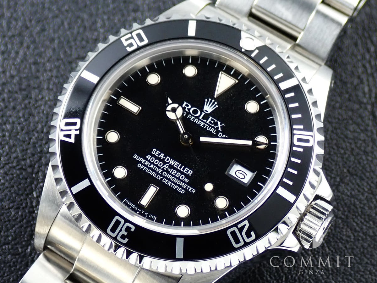 ロレックス シードゥエラー Ref.16600 ブラック文字盤 美中古 7ZPALVUJ