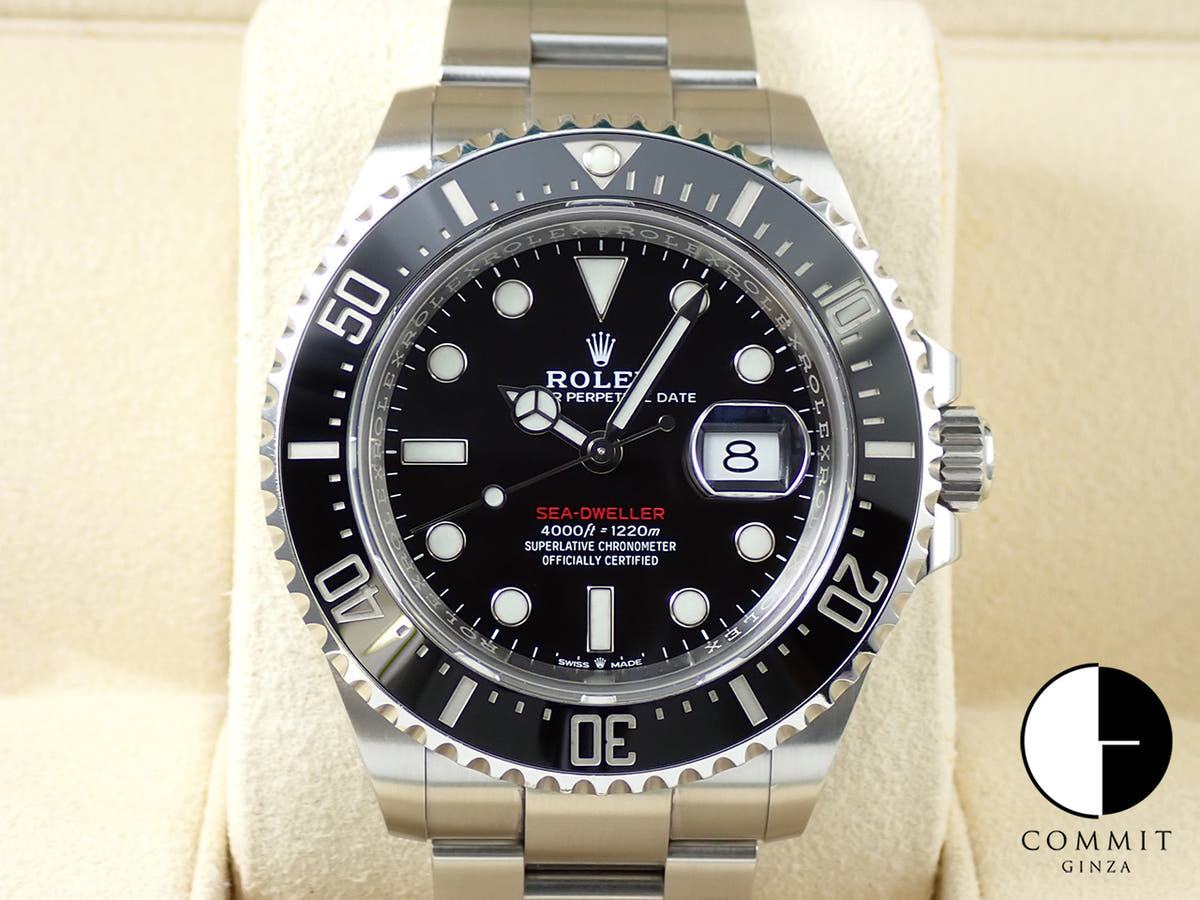 ロレックス シードゥエラー Ref.126600 ブラック文字盤 中古 9A41MXXU