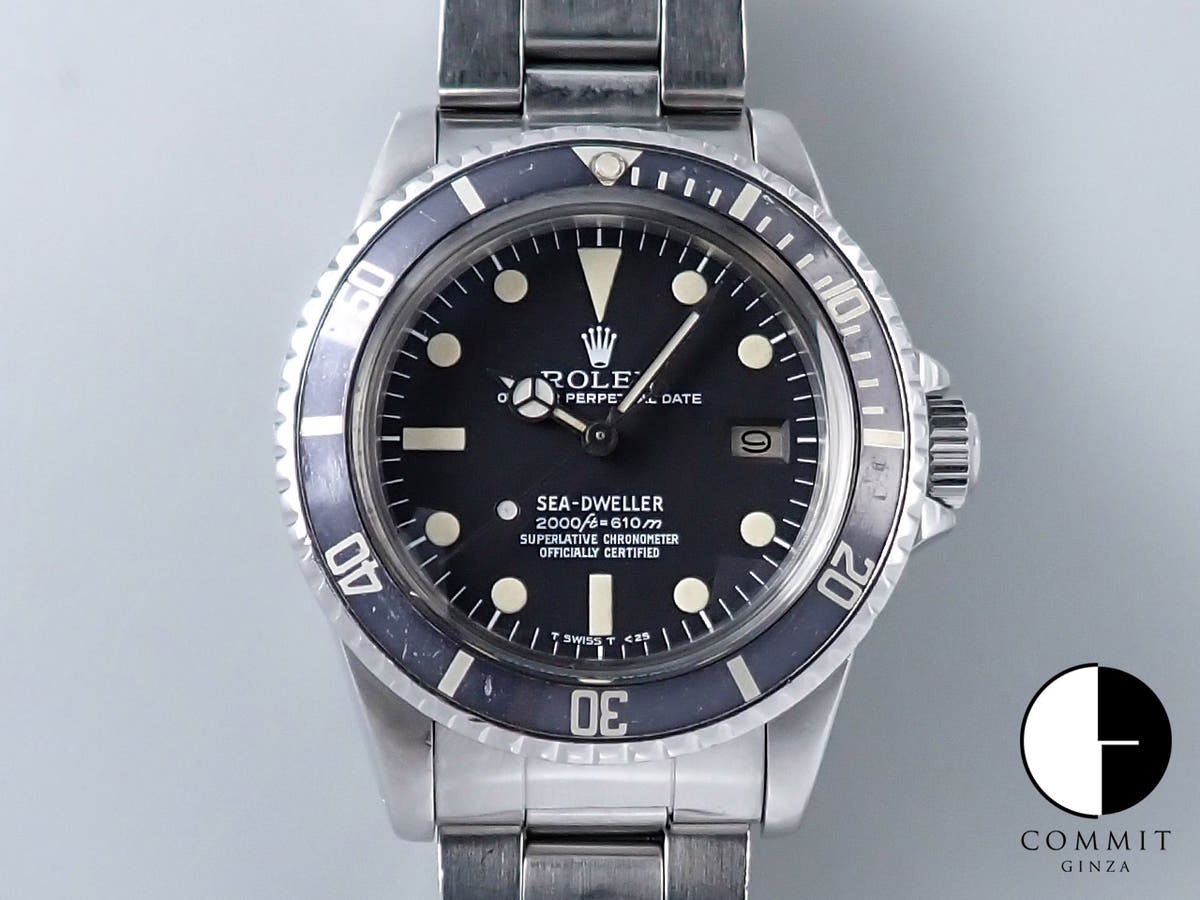 ロレックス シードゥエラー Ref.1665 ブラック文字盤 中古 9KZ76KT6