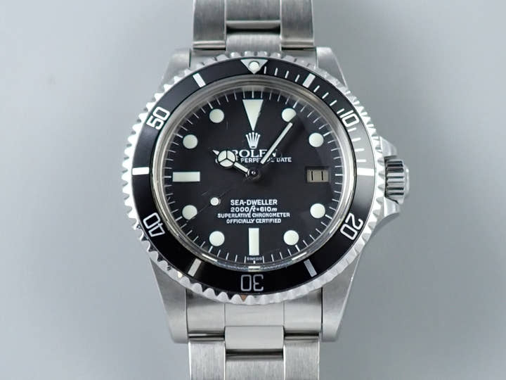 ロレックス シードゥエラー Ref.1665 ステンレススチール ブラック文字盤