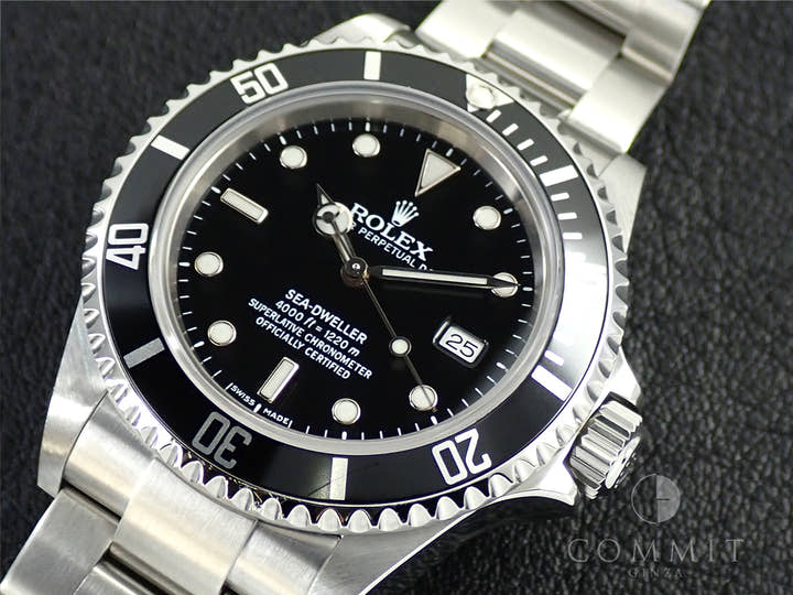 ロレックス シードゥエラー Ref.16600 ステンレススチール ブラック文字盤