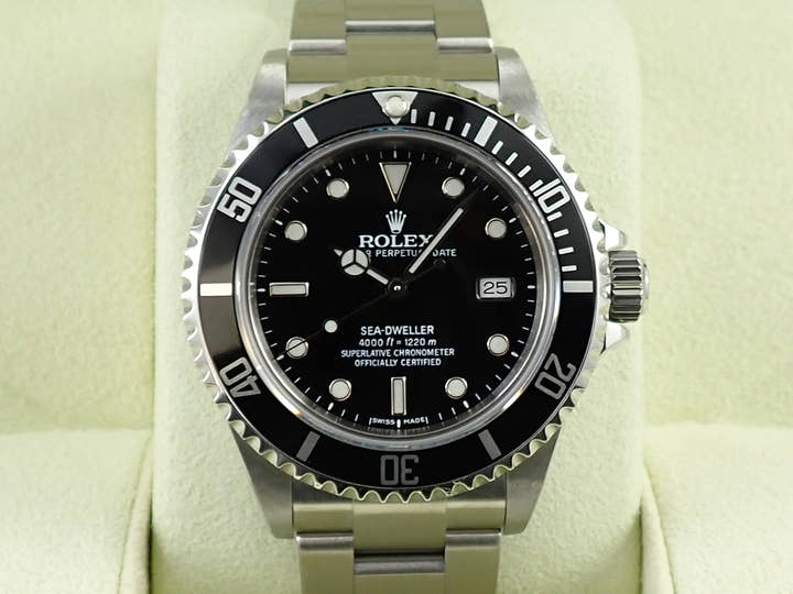 ロレックス シードゥエラー Ref.16600 ステンレススチール ブラック文字盤