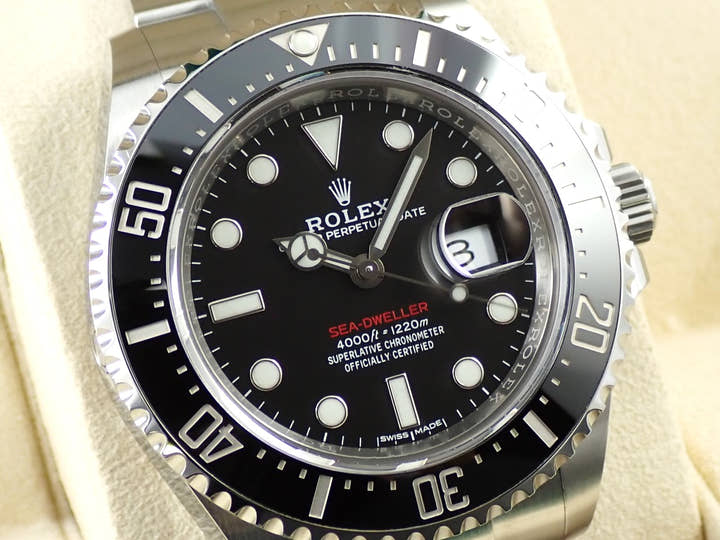 ロレックス シードゥエラー Ref.126600 ステンレススチール ブラック文字盤