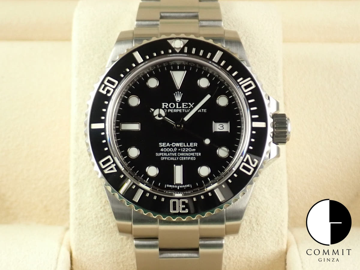 ロレックス シードゥエラー4000 Ref.116600 ブラック文字盤 美品 LM8955FA