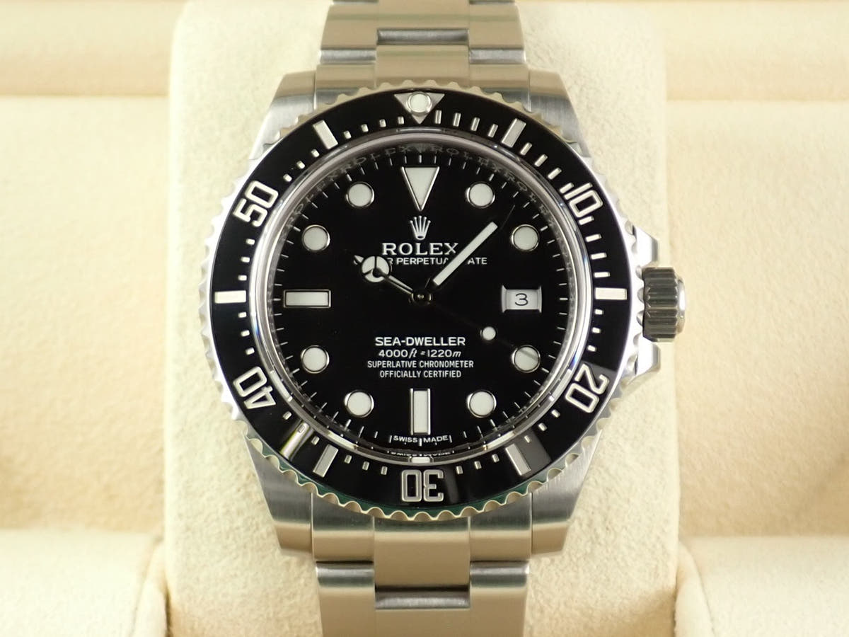 ロレックス シードゥエラー4000 Ref.116600 ブラック文字盤 美品 LM8955FA
