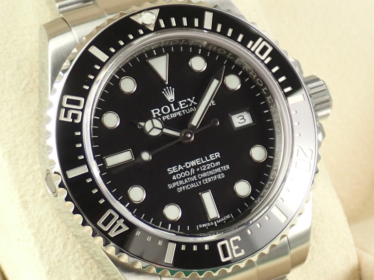 ロレックス シードゥエラー4000 Ref.116600 ブラック文字盤 美品 LM8955FA