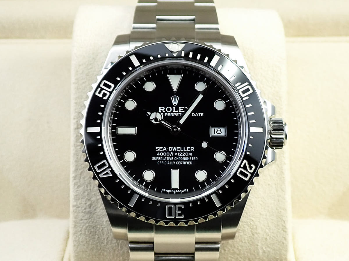 ロレックス シードゥエラー 4000 Ref.116600 ブラック文字盤 美品 39RYRCPW