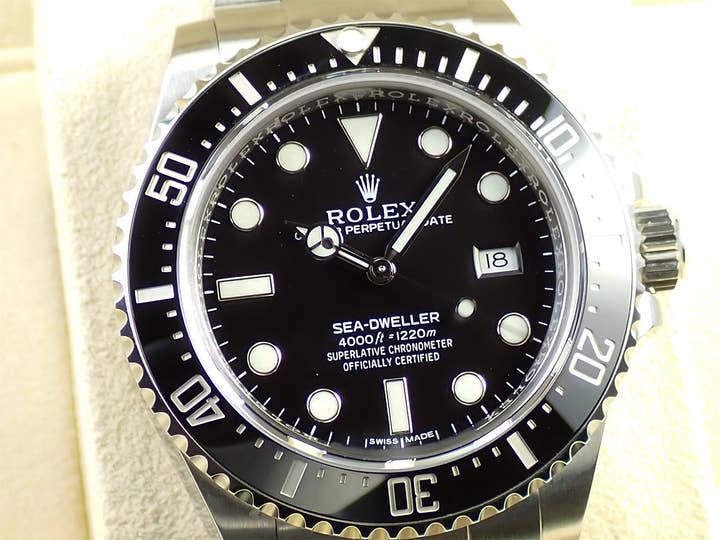 ロレックス シードゥエラー 4000 Ref.116600 ステンレススチール ブラック文字盤