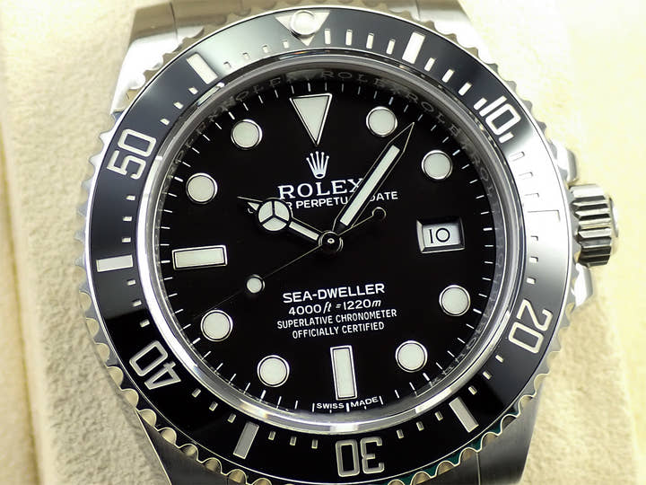 ロレックス シードゥエラー 4000 Ref.116600 ステンレススチール ブラック文字盤