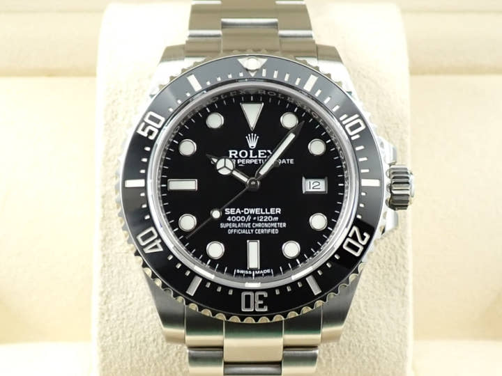 ロレックス シードゥエラー 4000 Ref.116600 ステンレススチール ブラック文字盤