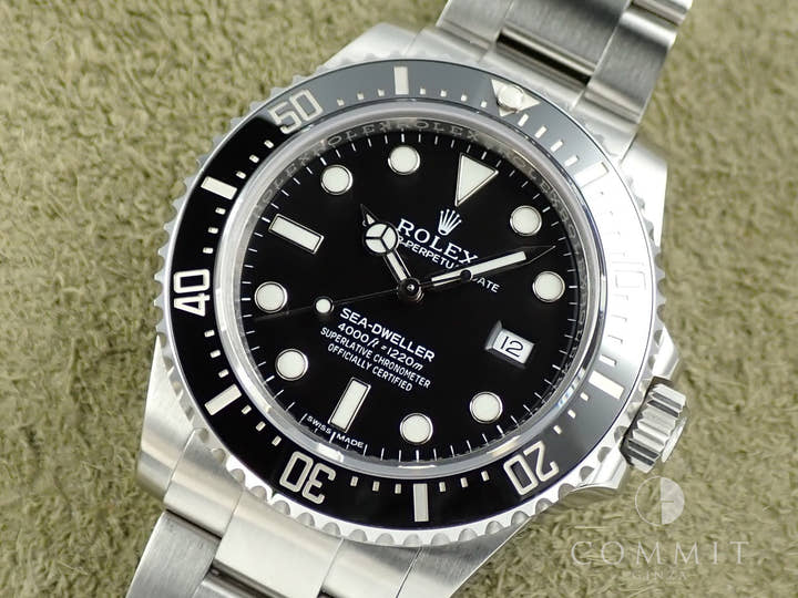 ロレックス シードゥエラー 4000 Ref.116600 ステンレススチール ブラック文字盤