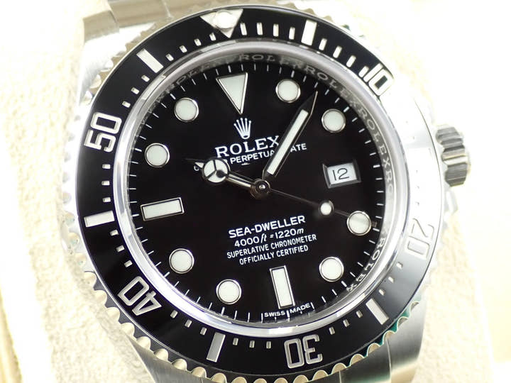 ロレックス シードゥエラー 4000 Ref.116600 ステンレススチール ブラック文字盤