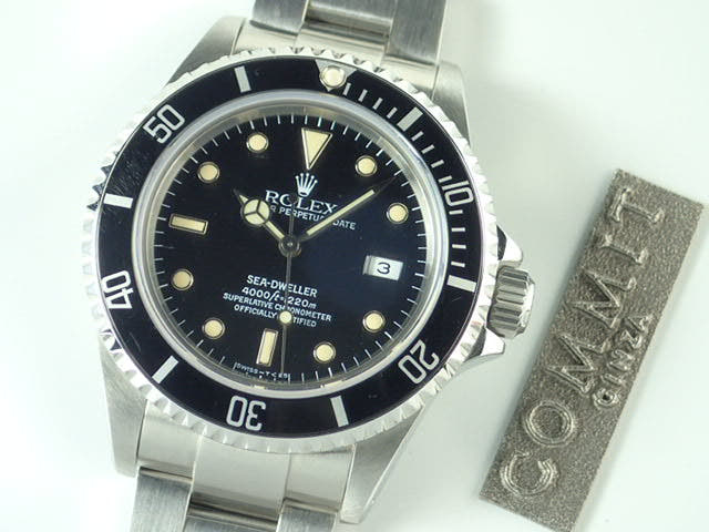 ロレックス シードゥエラー Ref.16600 ブラック文字盤 中古 sea-dweller-41