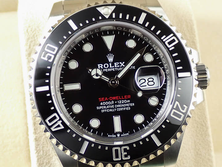 ロレックス シードゥエラー Ref.126600 ステンレススチール ブラック文字盤