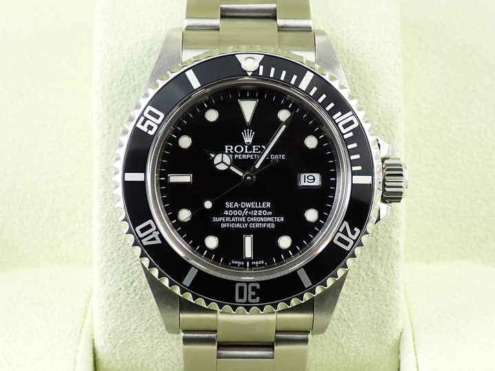 ロレックス シードゥエラー Ref.16600 ステンレススチール ブラック文字盤