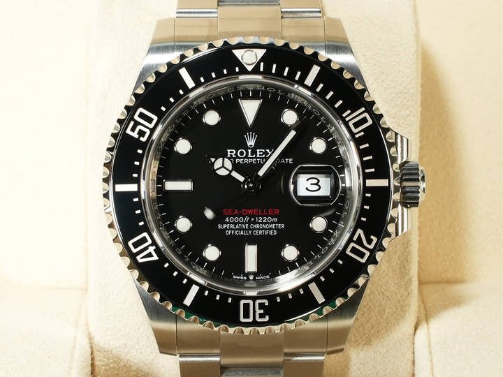 ロレックス シードゥエラー Ref.126600 ステンレススチール ブラック文字盤