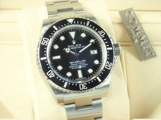 ロレックス シードゥエラー Ref.116600 ブラック文字盤 未使用 sea-dweller-44
