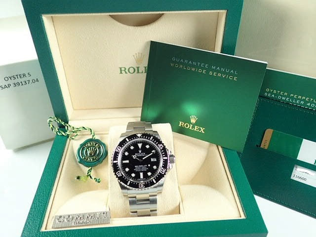 ロレックス シードゥエラー Ref.116600 ブラック文字盤 未使用 sea-dweller-44