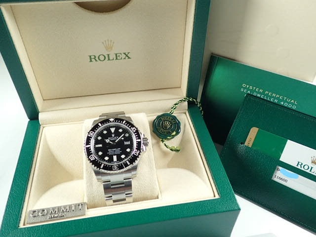 ロレックス シードゥエラー Ref.116600 ブラック文字盤 未使用 sea-dweller-47