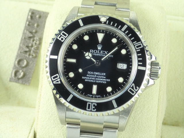 ロレックス シードゥエラー Ref.16600 ブラック文字盤 未使用 sea-dweller-49