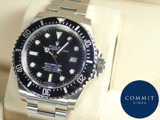 ロレックス シードゥエラー Ref.116600 ブラック文字盤 未使用 sea-dweller-57