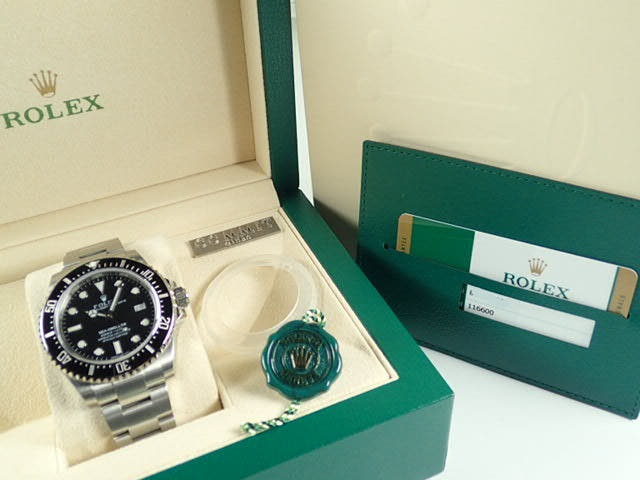 ロレックス シードゥエラー Ref.116600 ブラック文字盤 未使用 sea-dweller-57