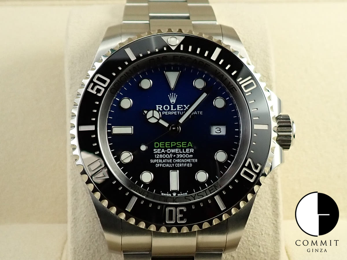 ロレックス シードゥエラー ディープシー Ref.126660 D-BLUE文字盤 中古 V368C256
