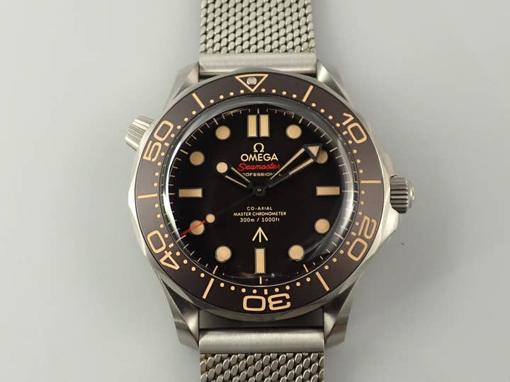 オメガ シーマスター コーアクシャル マスター クロノメーター7 エディション Ref.210.92.42.20.01.001 ブラウン文字盤 美品 S1PUTWRS
