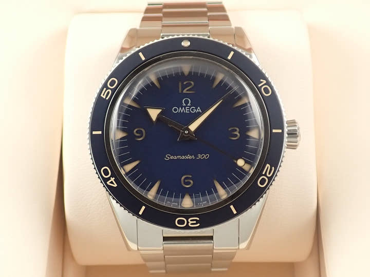 Omega Seamaster 300 Co-Axial Master Chronometer Ref.234.30.41.21.03.001 Blue Dial Unused VX03875W