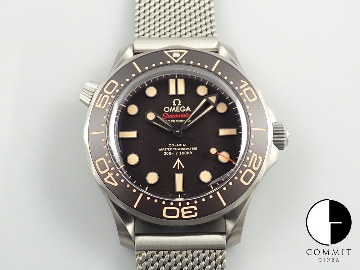 オメガ シーマスター ダイバー 300M コーアクシャル マスター クロノメーター 42MM Ref.210.92.42.20.01.001 ブラウン文字盤 中古 KJH3K607