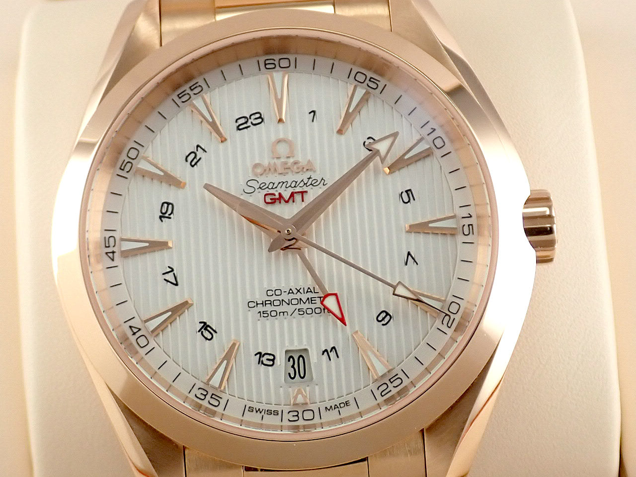 Omega Seamaster Aqua Terra Co-Axial Chronometer GMT [Good Condition] &lt;Warranty, Box, etc.&gt;