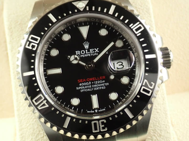 ロレックス シードゥエラー Ref.126600 ステンレススチール ブラック文字盤