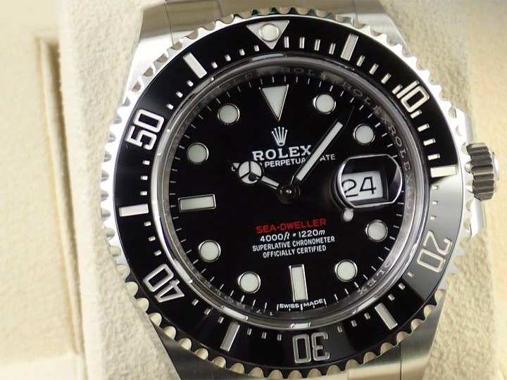 ロレックス シードゥエラー Ref.126600 ステンレススチール ブラック文字盤