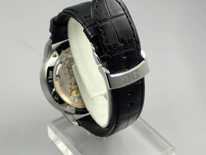 グラスヒュッテオリジナル セネタ エクセレンス パノラマデイト ムーンフェイズ Ref.1-36-04-01-02-50 シルバーグレイン文字盤 美品 Y3K9MV29